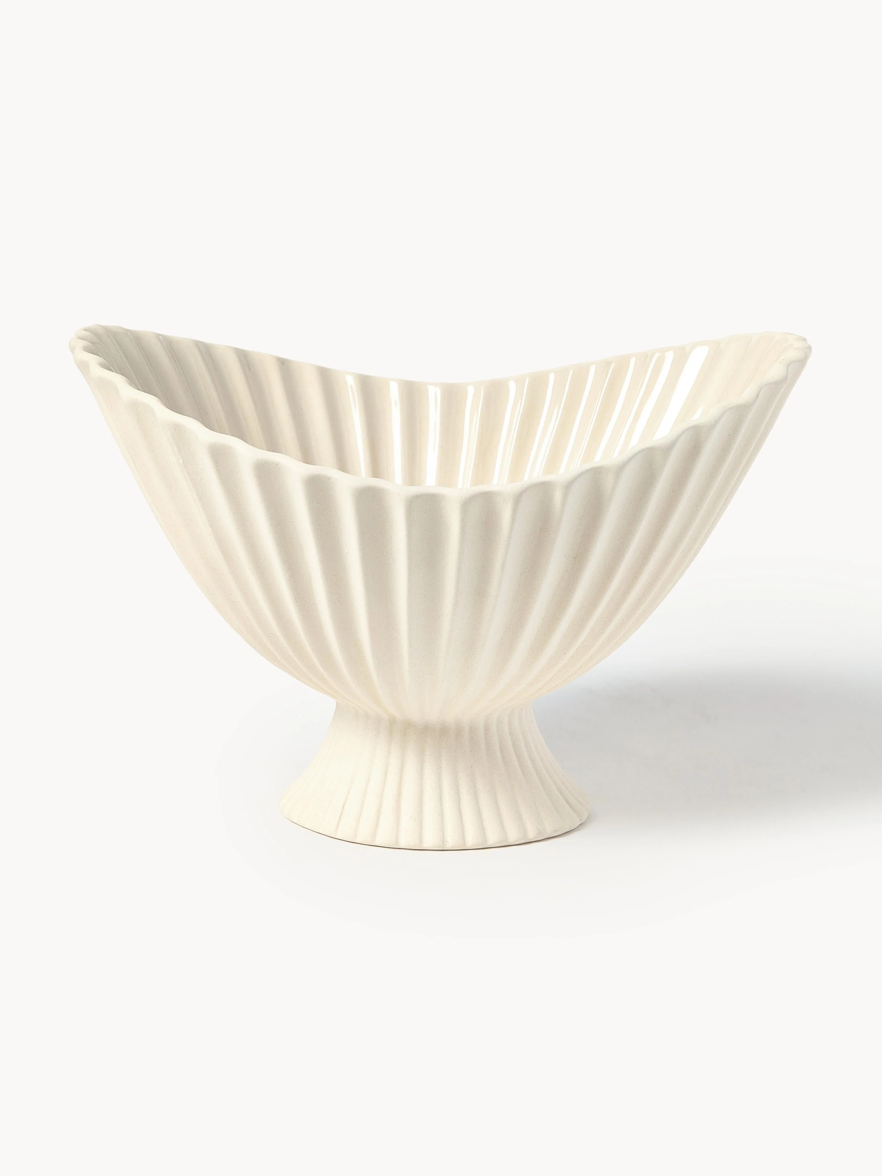 Ferm Living Decorative stoneware bowl "Fountain", 28 cm wide