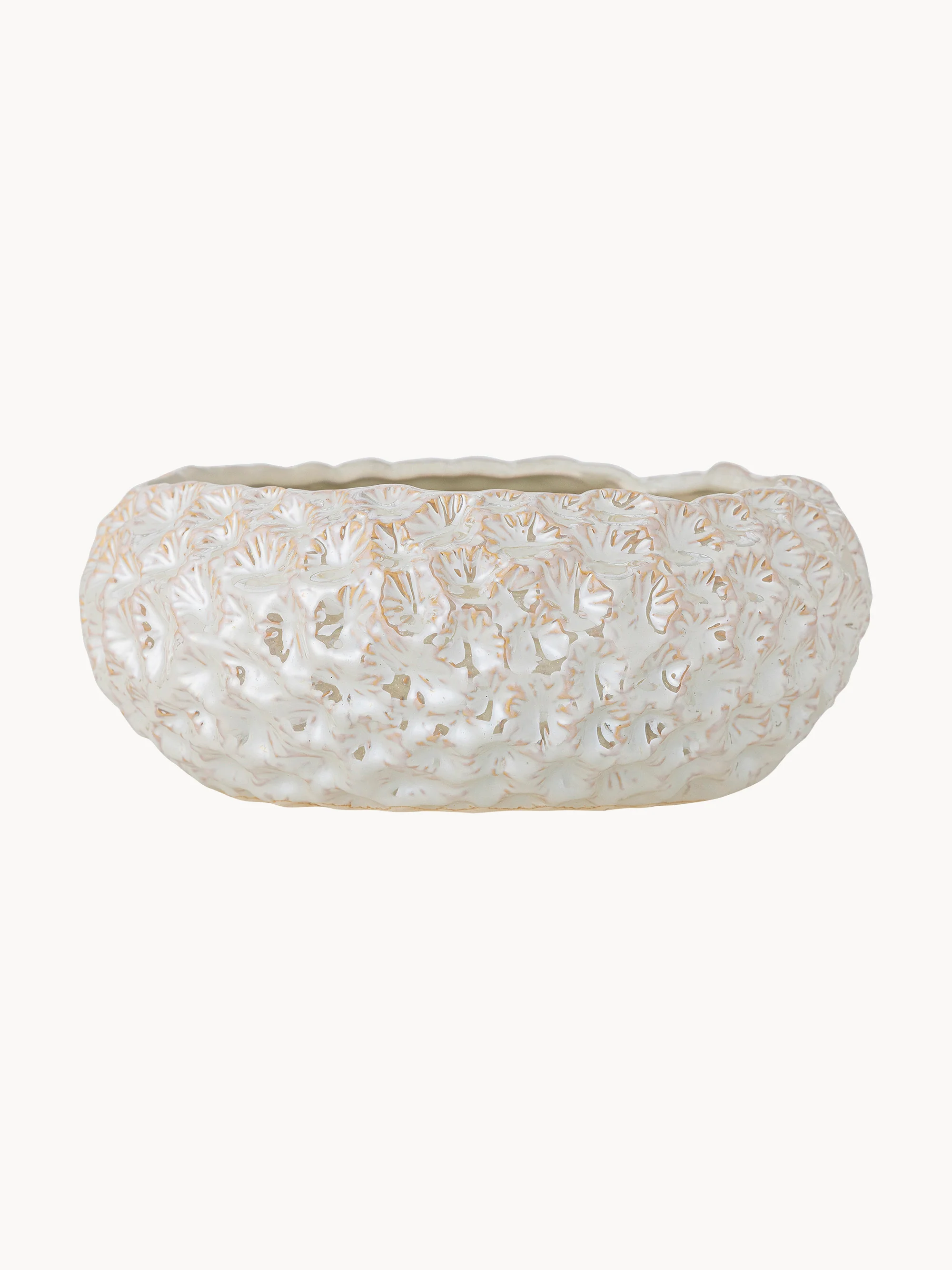 Bloomingville Decorative bowl with lion design, made of stoneware