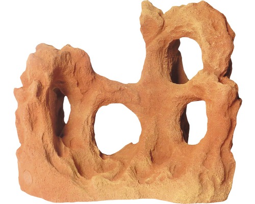 Decoration VARIOGART perforated rock L II sandstone red