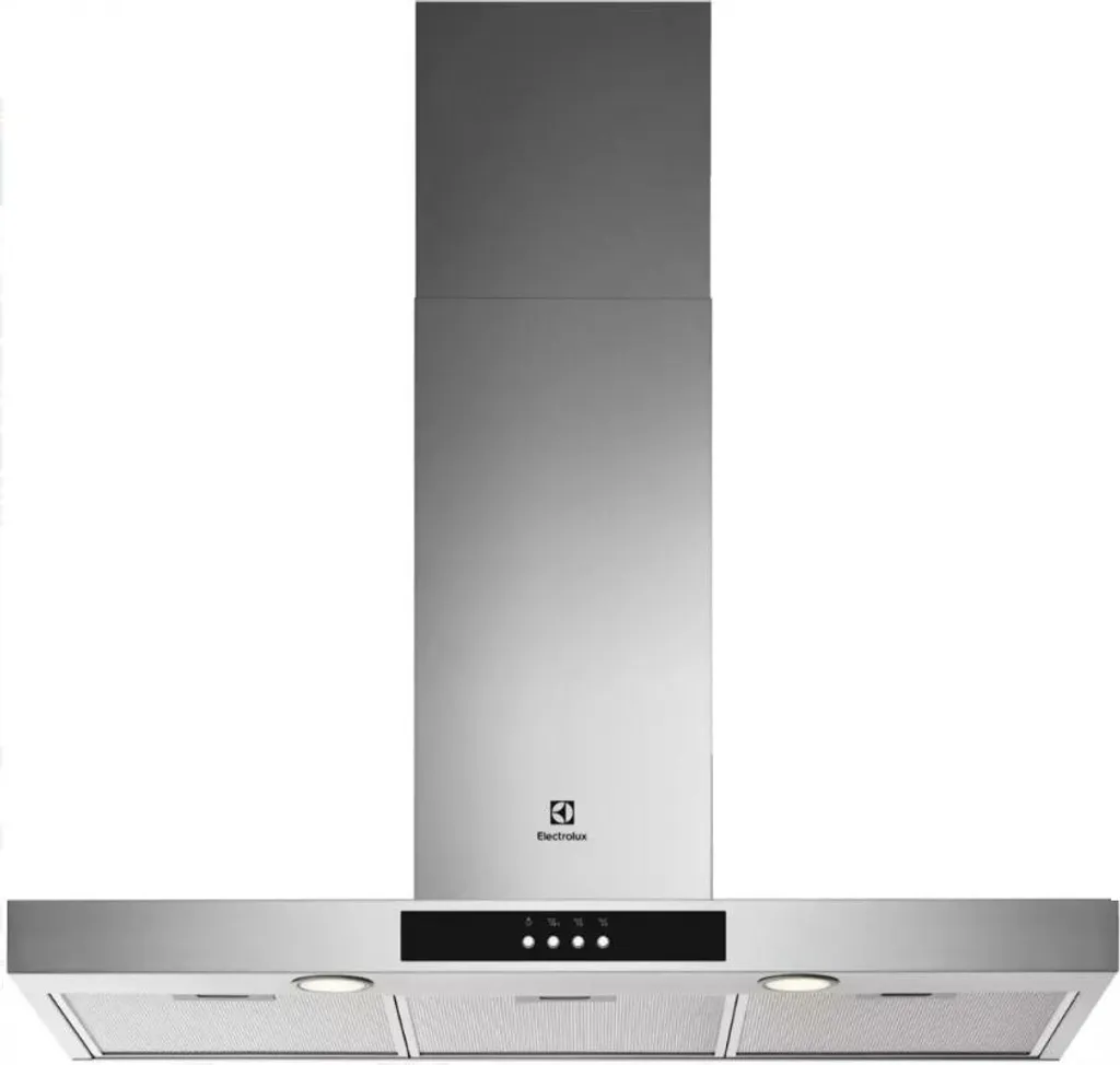 Decorative, 90 cm wide wall-mounted extractor hood, 68 dB, 600 m³/h Electrolux LFT429X1