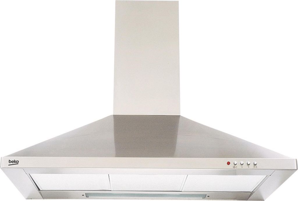 Decorative wall hood 90cm 400m3/h Beko CWB9441XNH INOX