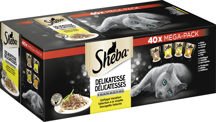 Sheba A delicacy in jelly for poultry variation Multipack