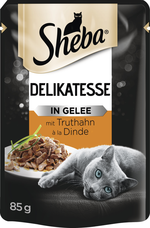 Sheba A delicacy in jelly with turkey
