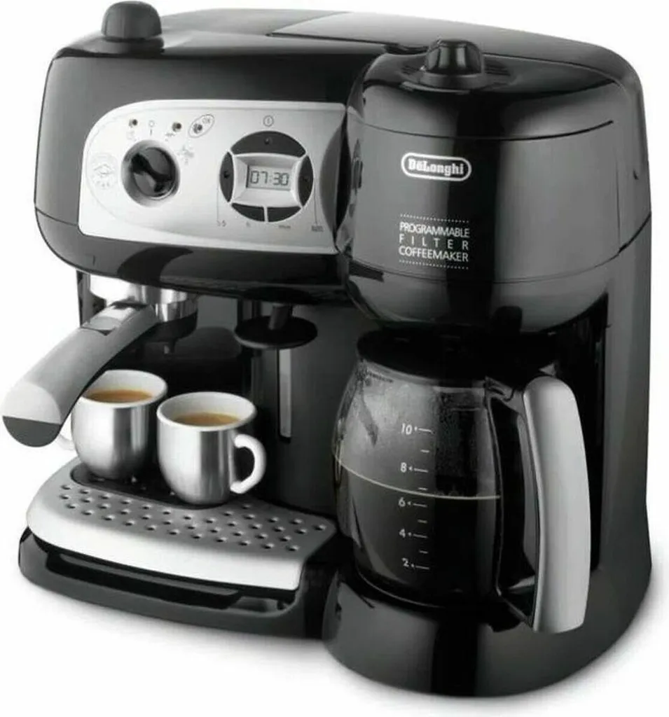 DeLonghi BCO264.1 - Combination coffee machine, 1750 W, 1.2 L, black
