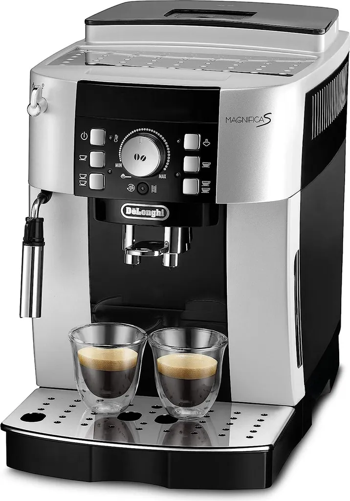 DeLonghi ECAM 21.116.SB Magnifica S Fully Automatic Coffee Machine Silver/Black