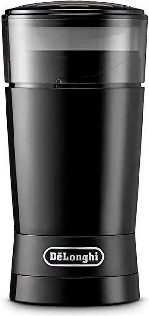 Delonghi KG200 coffee grinder, 170 W, coffee bean capacity 90 g, number of cups 12 pcs, black