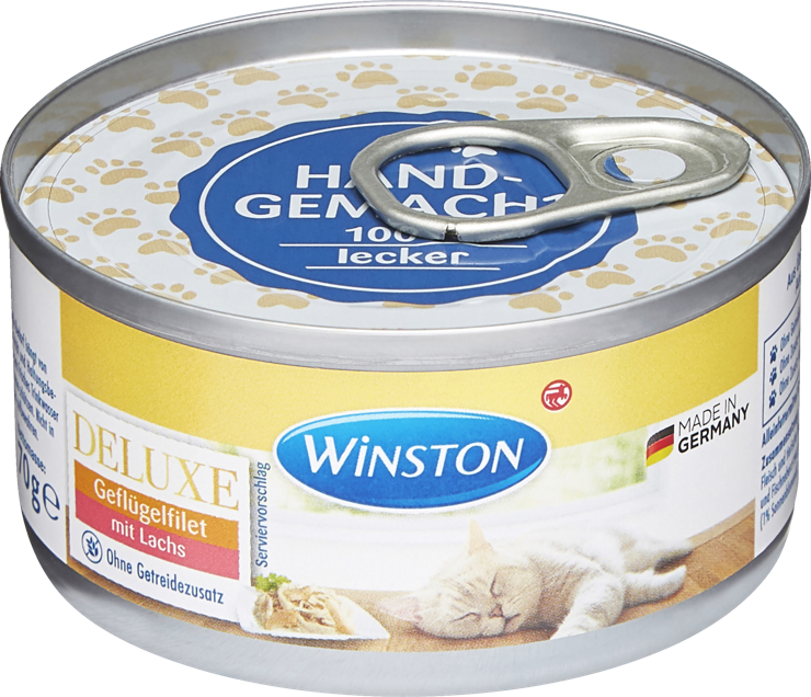 Winston Deluxe poultry fillets with salmon