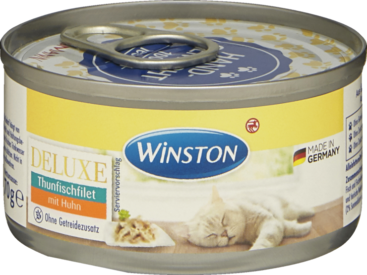 Winston Deluxe tuna fillets with chicken