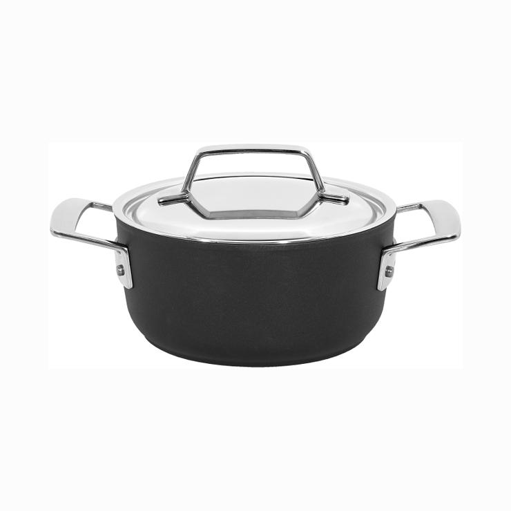 Demeyere Alu Pro Pot With Stainless Steel Lid