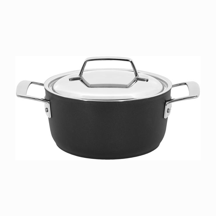 Demeyere Alu Pro Pot With Stainless Steel Lid