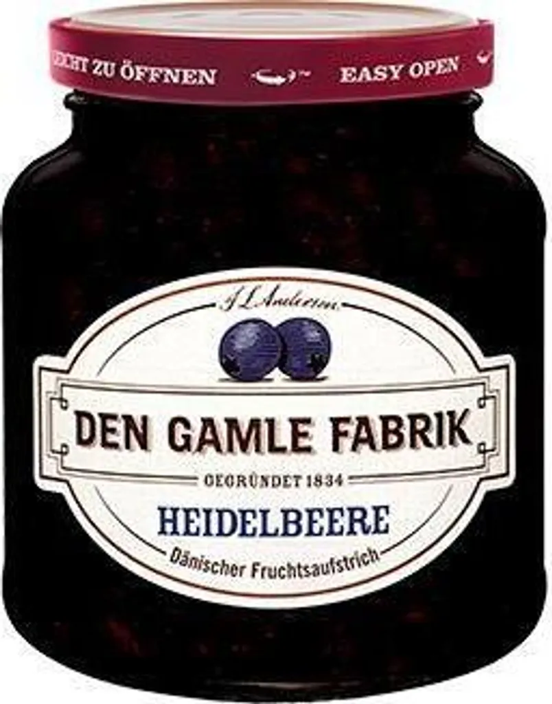 Den Gamle Fabrik blueberry fruit spread 380g