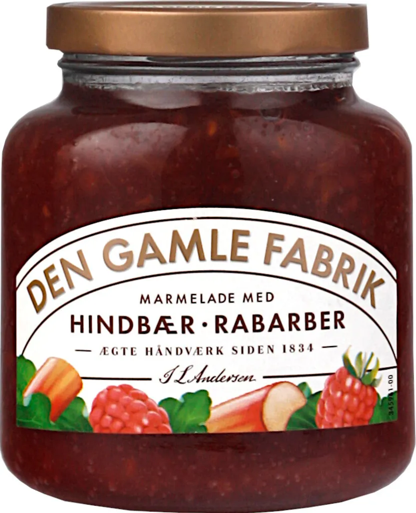 Den Gamle Fabrik Raspberry Rhubarb 380g