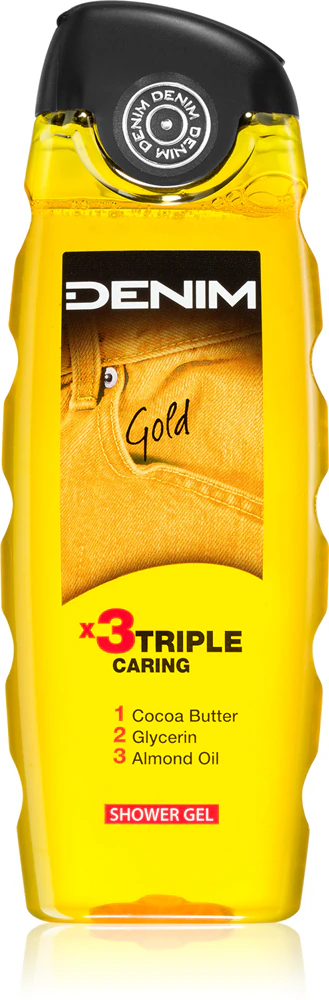 Denim Gold shower gel for men