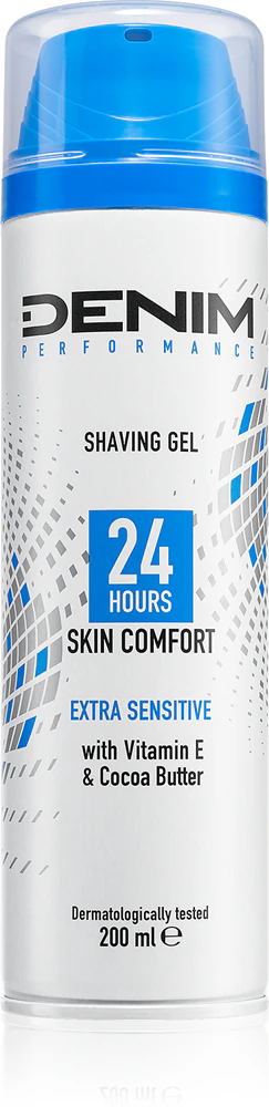 Denim Performance Extra Sensitive Shaving Gel for Men