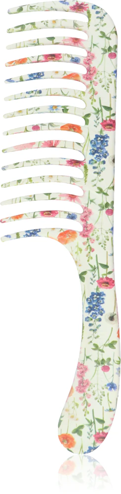 Denman Floral Fantasies D28 Wide Tooth Detangler Comb Hair Comb