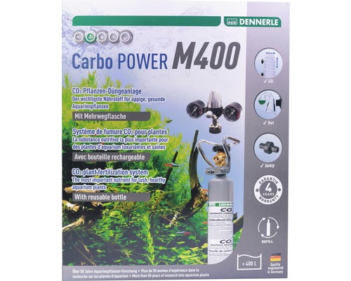 Dennerle CO2 reusable fertilizer set Carbo POWER M400