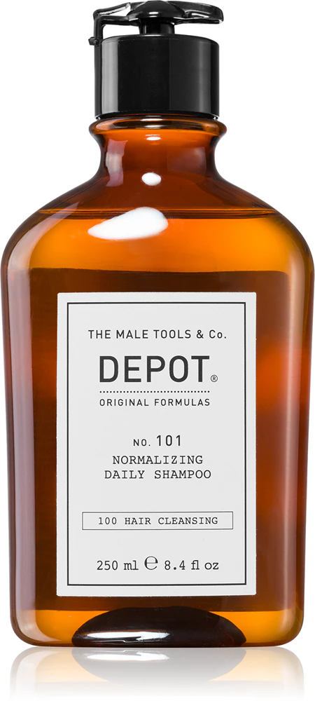 DEPOT 100 HAIR CLEANSING NO. 101 NORMALIZING DAILY SHAMPOO normalizing shampoo for daily use