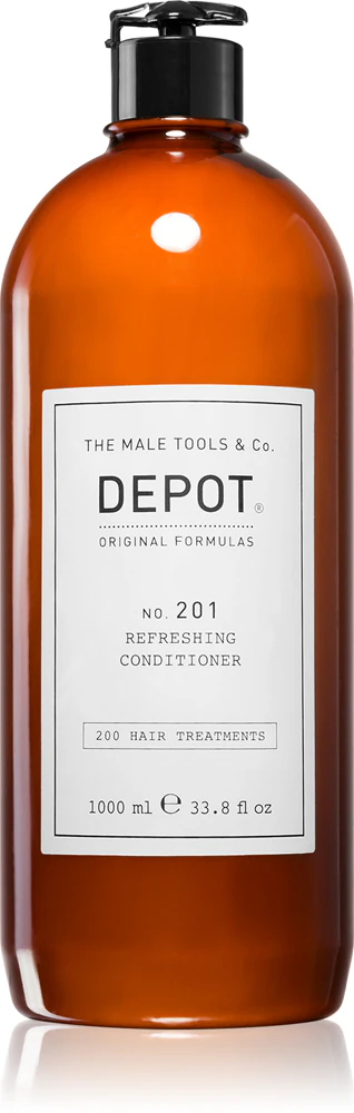 DEPOT No. 201 Refreshing Conditioner: moisturizing conditioner for shiny and supple hair 1000ml