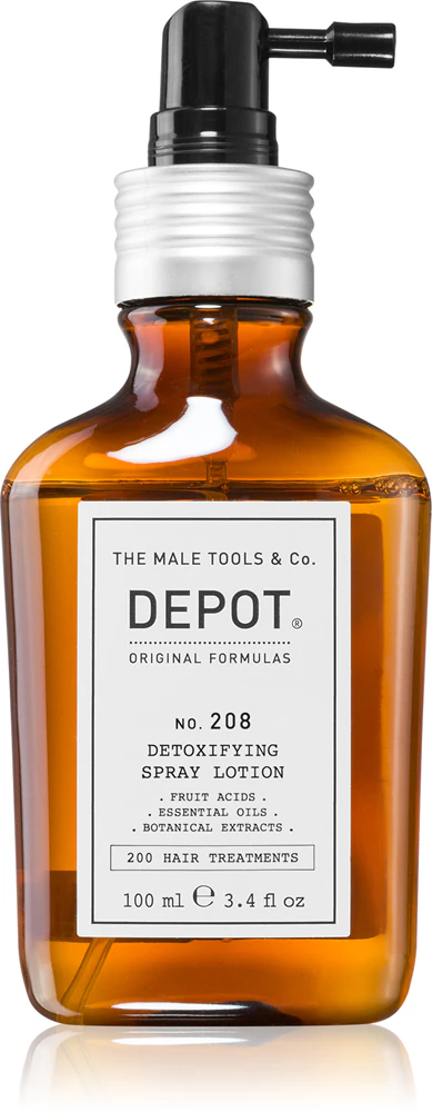 Depot No. 208 Detoxifying Spray Lotion Detox treatment for scalp