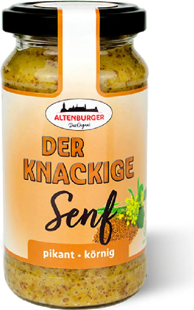 Altenburger Senf & Feinkost GmbH The crunchy mustard, 200 ml