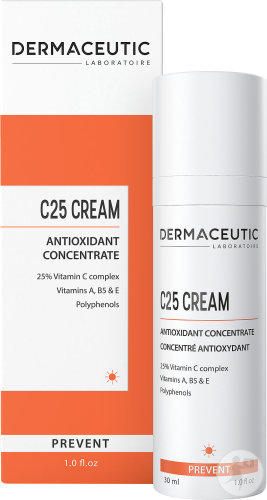 Dermaceutic C25 Cream Antioxidant Concentrate With 25% Vitamin C Complex 30ml