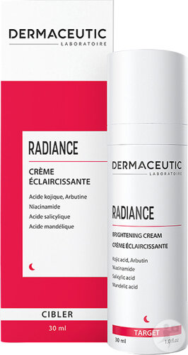 Dermaceutic Radiance Brightening Cream Kojic Acid Arbutin Niacinamide Salicylic-Mandelic Acid 30ml