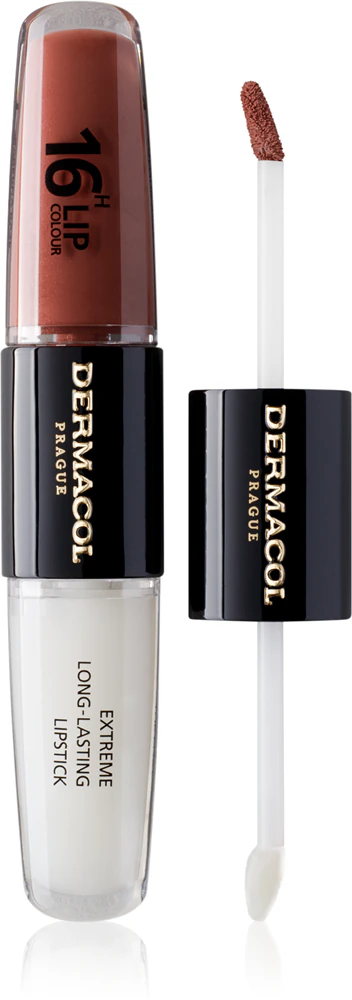 Dermacol 16H Lip Color long-lasting, shiny lipstick Farbton 23 2x4 ml