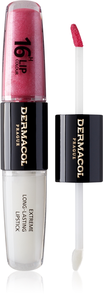 Dermacol 16H Lip Color long-lasting, shiny lipstick Farbton 15 2x4 ml
