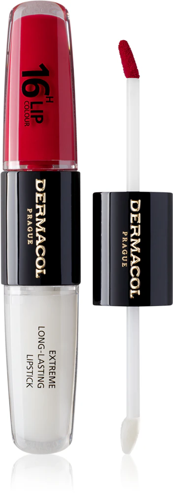 Dermacol 16H Lip Color long-lasting, shiny lipstick Farbton 3 2x4 ml