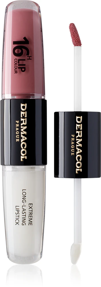 Dermacol 16H Lip Color long-lasting, shiny lipstick Farbton 39 2x4 ml