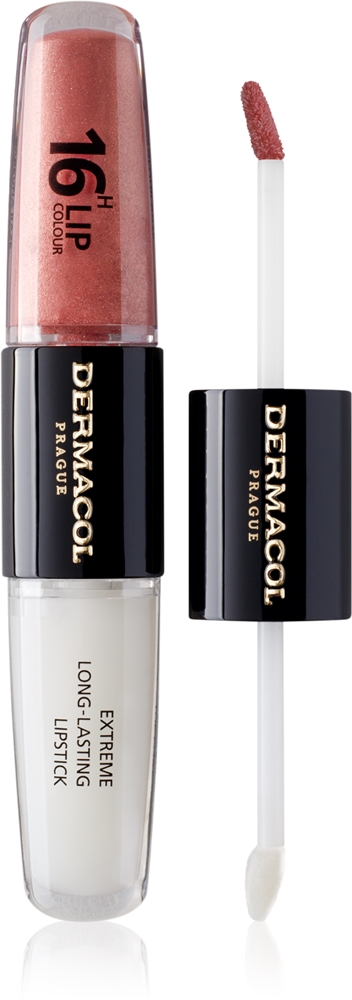 Dermacol 16H Lip Color long-lasting, shiny lipstick Farbton 5 2x4 ml