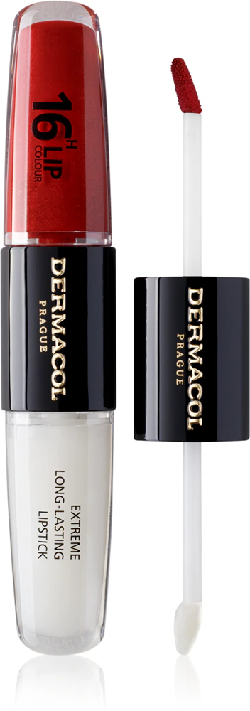 Dermacol 16H Lip Color long-lasting, shiny lipstick Farbton 20 2x4 ml