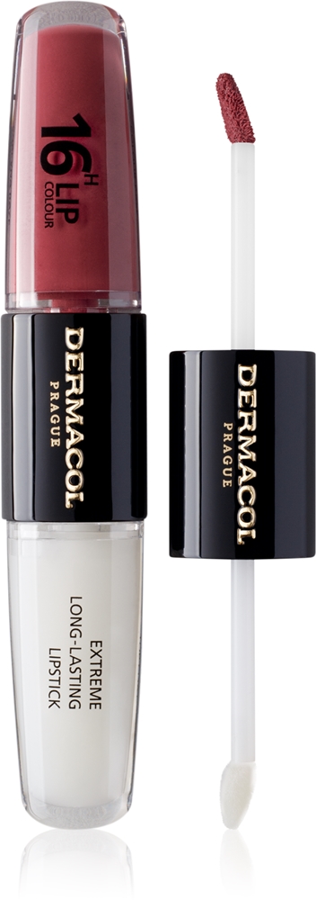 Dermacol 16H Lip Color long-lasting, shiny lipstick Farbton 35 Sugar Plum 2× 4 ml
