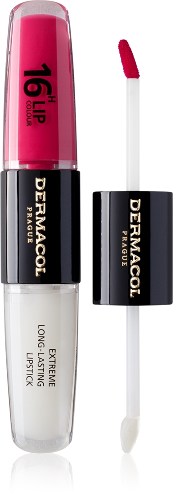 Dermacol 16H Lip Color long-lasting, shiny lipstick Farbton 8 2x4 ml