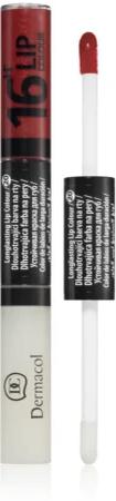 Dermacol 16H Lip Color two-phase, long-lasting color and gloss for the lips Farbton 20 4.8 g