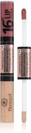 Dermacol 16H Lip Color two-phase, long-lasting color and gloss for the lips Farbton 33 4.8 g