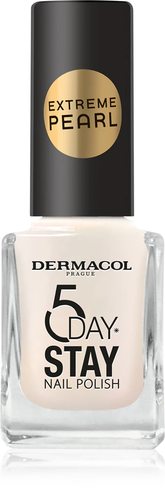 Dermacol 5 Day Stay Extreme Pearl nail polish with pearlescent shine