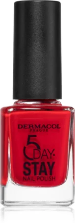 Dermacol 5 Day Stay long-lasting nail polish Farbton 21 Monroe Red 11 ml