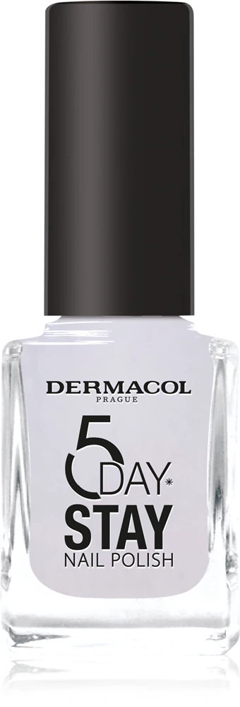 Dermacol 5 Day Stay long-lasting nail polish Farbton 59 Mermaid White 11 ml