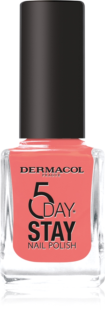 Dermacol 5 Day Stay long-lasting nail polish Farbton 60 Coral Island 11 ml