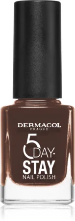 Dermacol 5 Day Stay long-lasting nail polish Farbton 57 Chocolate 11 ml