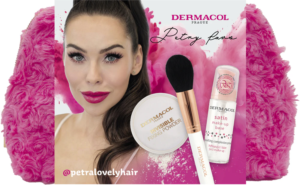 Dermacol Accessories Master Brush by PetraLovelyHair gift set for the perfect look D56 Rose Gold
