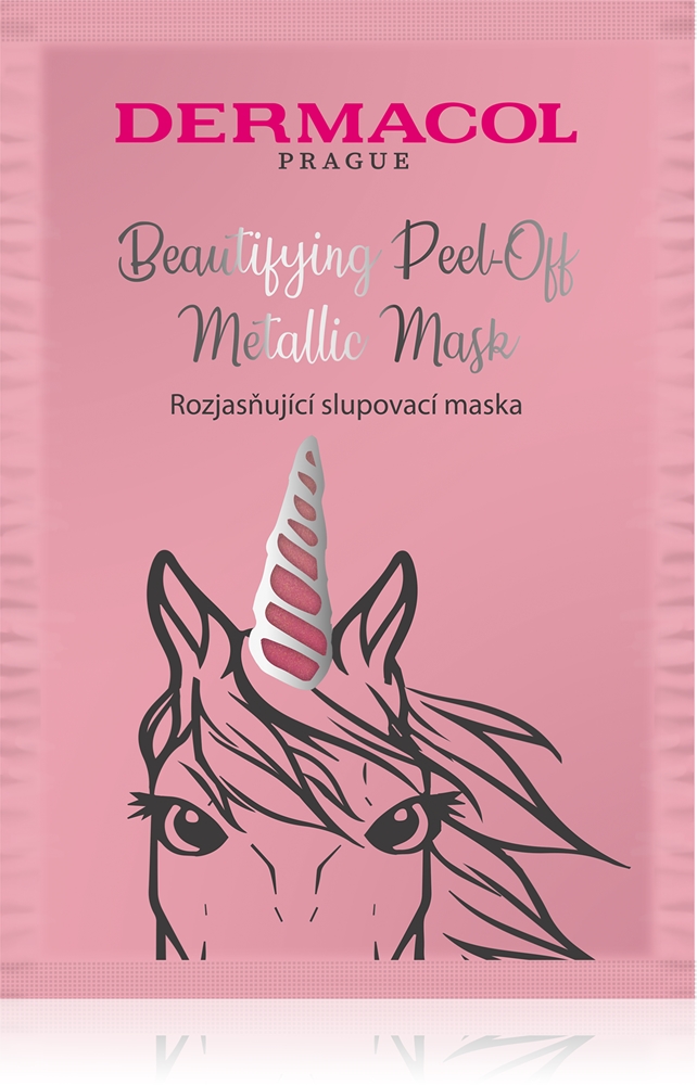 Dermacol Beautifying Peel-Off Metallic Mask Peel-off mask for rejuvenating facial skin