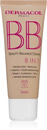 Dermacol Beauty Balance BB cream with moisturizing effect SPF 15 N.4 Sand 30 ml