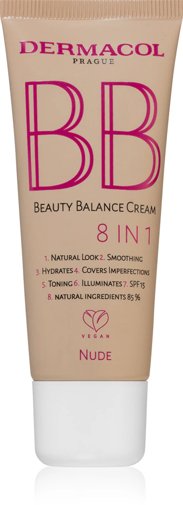 Dermacol Beauty Balance BB cream with moisturizing effect SPF 15 N.2 Nude 30 ml