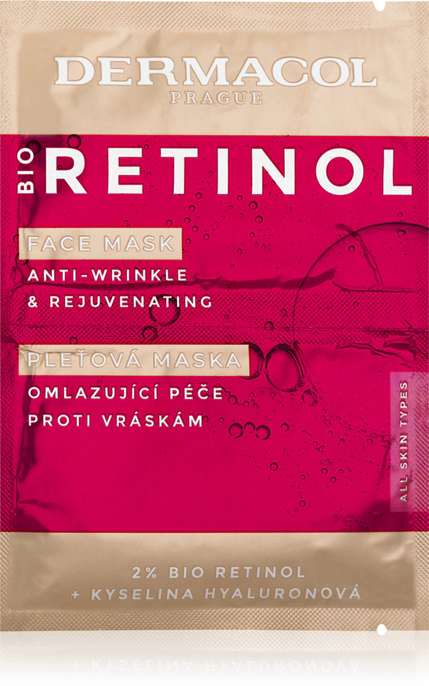 Dermacol Bio Retinol cream mask against wrinkles