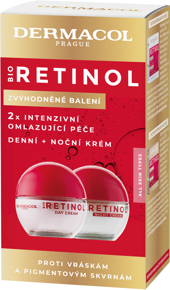 Dermacol Bio Retinol Day and Night Cream DOUBLE PACK