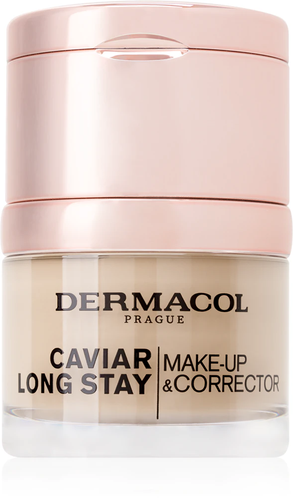 Dermacol Caviar Long Stay Long-lasting make-up with caviar extracts and corrector Farbton fair 30 ml