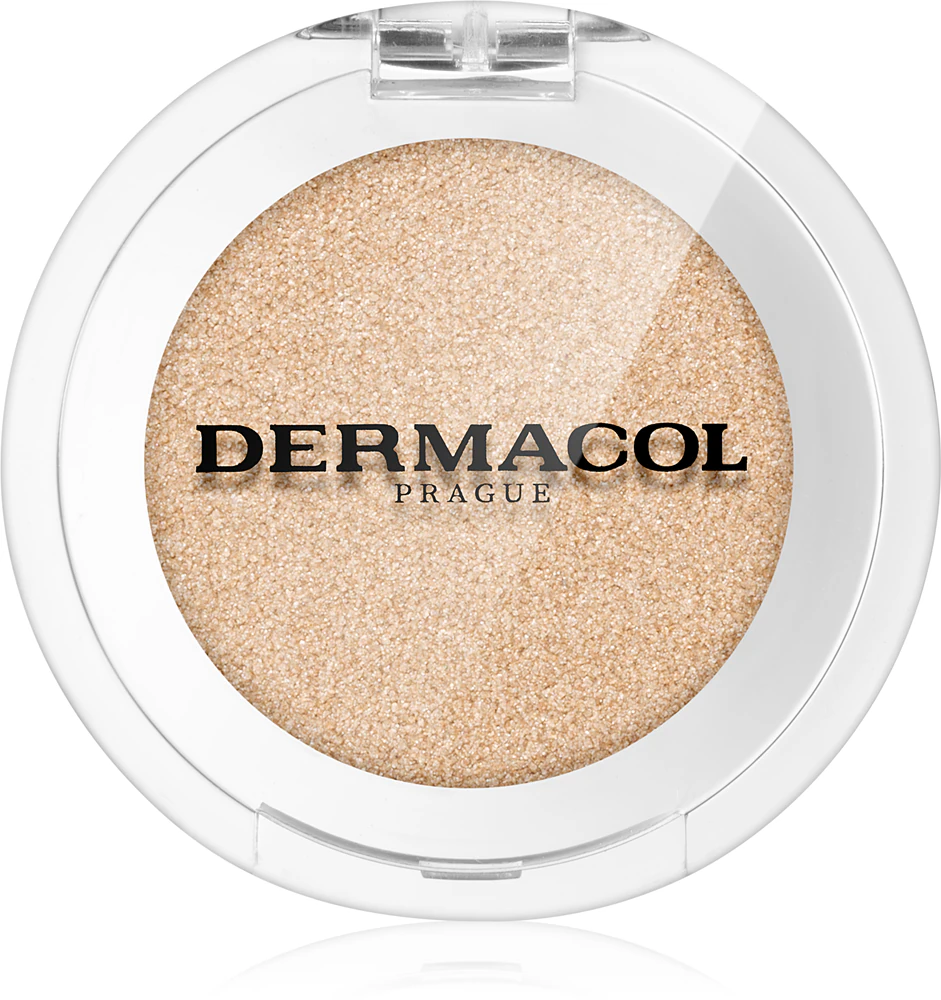Dermacol Compact Mono eyeshadow for dry and wet use Farbton 02 Metal Sparkling Wine 2 g