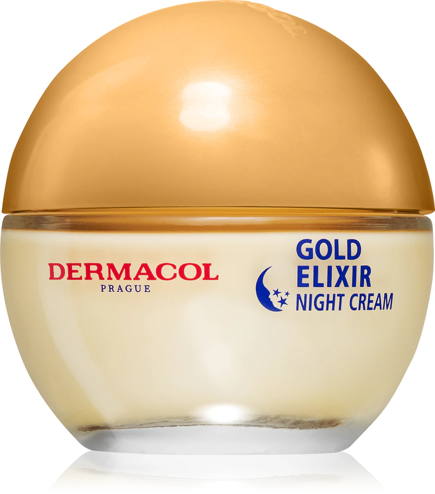 Dermacol Gold Elixir anti-aging night cream with caviar